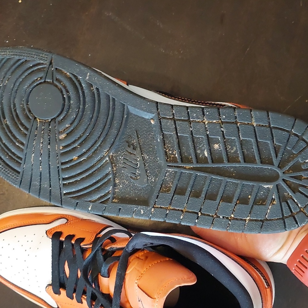 Nike Jordan 1 Mid Se Turf Orange/Black Men's 11 - Picture 9 of 12